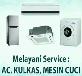 Service AC kulkas dan mesin cuci