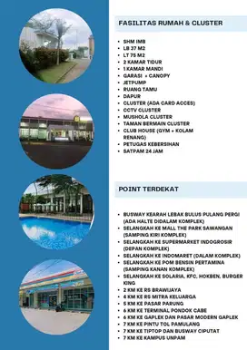 DISEWAKAN RUMAH BARU SIAP HUNI