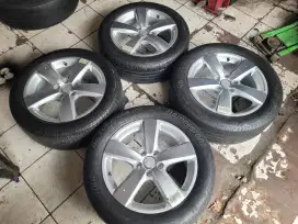 Velg VW tiguan R17 original paket ban second 4pcs terima tt