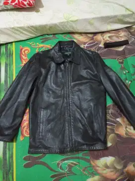 Jual aja jaket kulit domba asli uk XL harga 550 nego