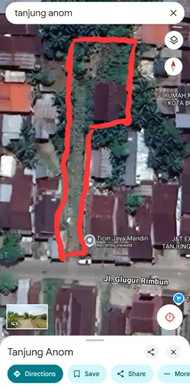 Dijual Tanah Pribadi 1.050 Meter