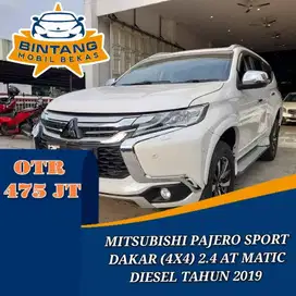 MITSUBISHI PAJERO SPORT DAKAR 4X4 AT 2.4 L MATIC DIESEL TAHUN 2019