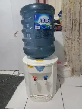 Dispenser plus galonnya, min lampu indikator nya mati, panasnya normal
