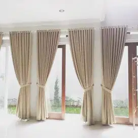 Grosir Gorden Blackout Sekat Klinik Hordeng Pintu Gordyn Vitrase