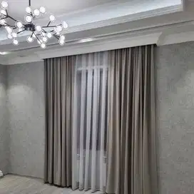 Ahli Buat Gorden Blackout Sekat Klinik Hordeng Pintu Gordyn Vitrase