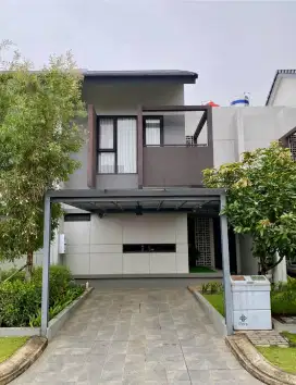 Rumah tinggal semi funished cluster flora summarecon jual murah