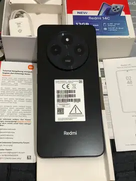 REDMI 14C NFC 6+6/128 FULLSET ORI RESMI