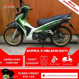 SUPRA X HELM IN 2011 SURAT LENGKAP PAJAK AKTIF
