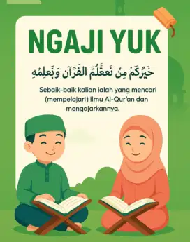 PRIVAT NGAJI ONLINE SEGALA USIA BISA DARI MANA SAJA