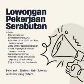 DICARI PEGAWAI SERABUTAN