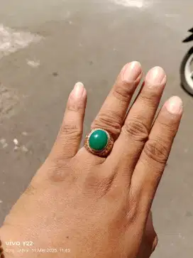 Bacan kristal ring alpaka no 8