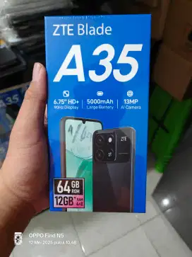 ZTE BLADE A35 RAM 4+8/64GB GARANSI RESMI ZTE