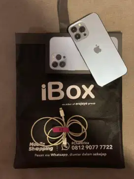 Dijual cepat iphone 13 Pro Max 256gb Ibox warna sierra blue