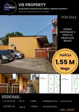 Di jual kontrakan 5 pintu
