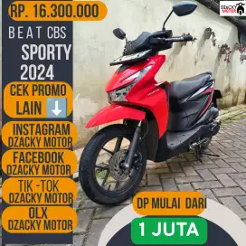 BEAT SPORTY CBS TAHUN 2024 SECOND LIKE NEW