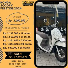 SCOOPY PRESTIGE 2024 KM LOW