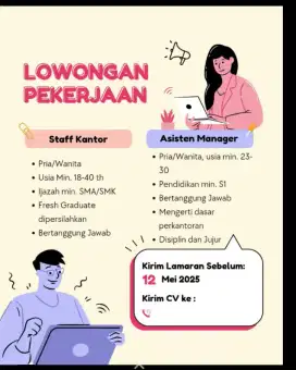 Staff kantor dan admin