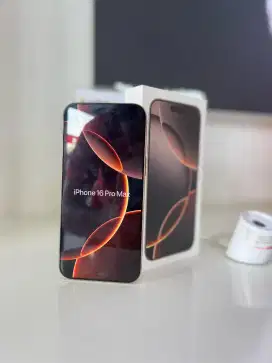 Turun harga iPhone 16 PROMAX 256GB DESERT NEW IBOX WARNA TERBATAS