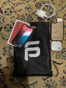 Iphone 11 128gb inter fullset sampe ke totebag
