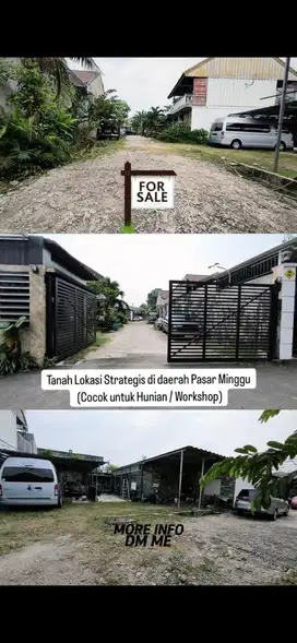 JUAL CEPAT TANAH LOKASI STRATEGIS