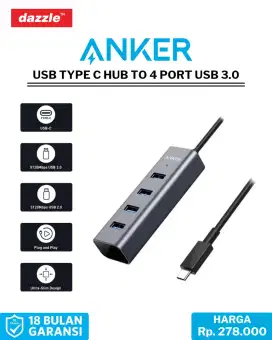 ANKER USB TYPE C HUB TO 4 PORT USB