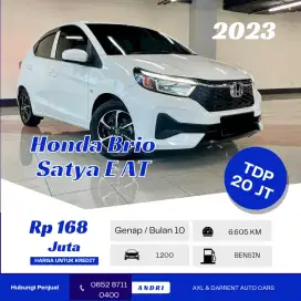 KM 6 RB, Honda Brio Satya E CVT AT 2023 Putih
