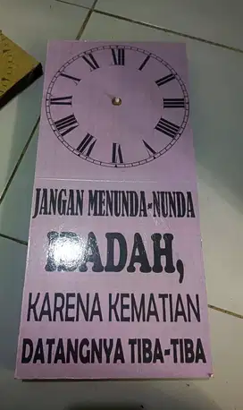 Jam dinding Kata-kata Mutiara