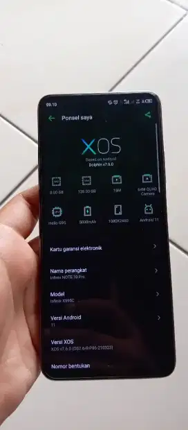Infinix note 10 pro 8/128