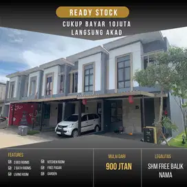 rumah di selatan jakarta akses 10 menit ke toll & stasiun free furnish