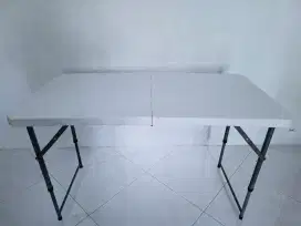 Baru Meja Lipat 2 fold table Portabel serbaguna multifungsi 1.2 meter