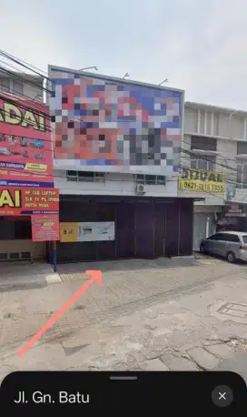 Ruko strategis pinggir jalan ramai