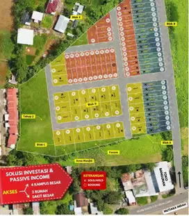 Promo tanah tanah kavling kost murah Kampus samata makassar shm