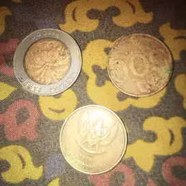 Koin 1000 sawit sama 500 dua keping