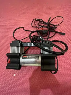 Coido Kompresor Mini Pompa Ban Mobil Bus Truk Portable Double Silinder