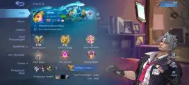 Jual akun ml skin banyak