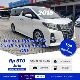 Toyota Alphard CBU 2.5 SC Premium Sounds 2015 Putih