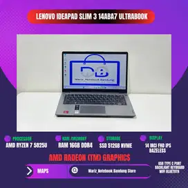 LENOVO IDEAPAD SLIM 3 14ABA7 AMD RYZEN 7 5825U RAM 16GB SSD 512GB 14in