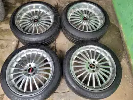 Velg Rays R20 paket ban for crv xtrail captiva harier mazda cx5 murano