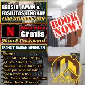 HOTEL PERJAM 1KAMAR SEWA APART GREEN PRAMUKA SQUARE GRAND PRAMUKA CITY