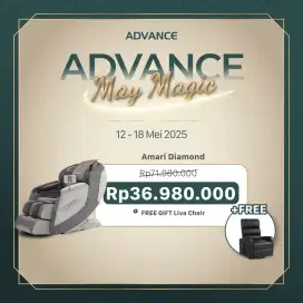 KURSI PIJAT FULL BODY AMARI DIAMOND ADVANCE