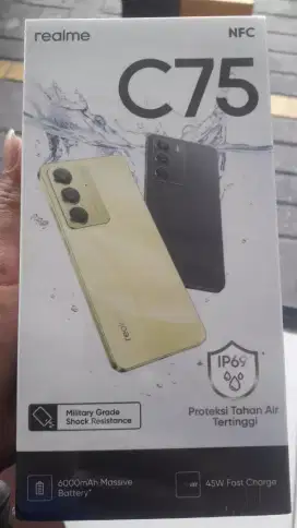 Edisi salah beli. di jual HP REALME baru kondisi mulus masih segel