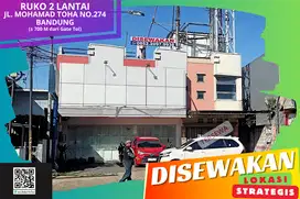DISEWAKAN! Ruko 2 Lantai Lokasi Strategis dekat  Gate Tol Bandung
