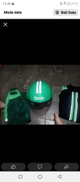 Jaket 2 helm 1 grab