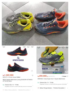 Sepatu Yonex Dan Li-Ning