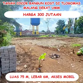 Tanah Murah Dekat Kampus di Tlogomas Malang UMM
