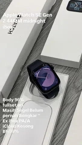 Apple Watch SE Gen 2 44MM Alu midnight sport band midnight ibox