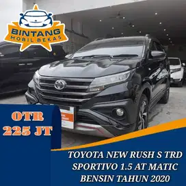 TOYOTA NEW RUSH S TRD SPORTIVO 1.5 AT AUTOMATIC 1500 CC TAHUN 2020