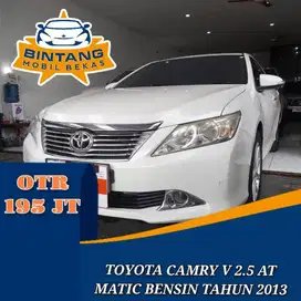 TOYOTA CAMRY V 2.5 AT AUTOMATIC 2500 CC BENSIN TAHUN 2013