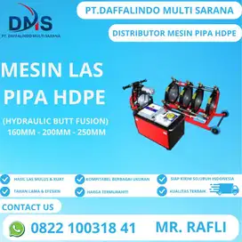 Mesin Las Pipa Hdpe Hydraulic SHD 160mm Butt Fusion