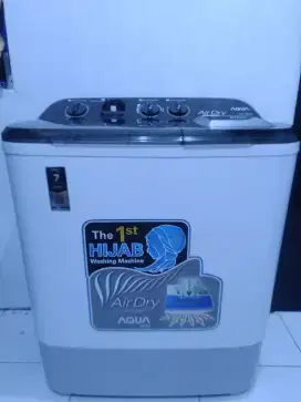 Mesin cuci 2 tabung AQUA ORI Segel